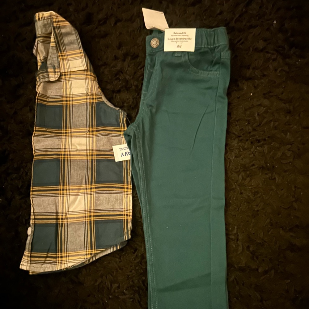 H&M Kids Teal Jeans